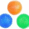 Ksalfye 3/6 Pcs Pet Squeaky Chewing Balls, Dog Soft Stab Balls Nettoyage Des Dents Toys Balls, Pour Petit Moyen Grand Chien Chien Cat Toys, Bleu / Orange / Vert