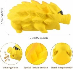 Unbranded Squeak Toy Chew Dog Pig Brosse à Dents Interactive Pour Animal De Taille Moyenne (jaune 6 Unbranded Squeak Toy Chew Dog Pig Brosse à Dents Interactive Pour Animal De Taille Moyenne (jaune -nourriture pour chien boutique 416932501 max