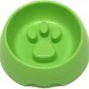 Shiyi Pet Bowl Dog Footprints Slow Food Anti-choke Bowl En Plastique Dog Bowl Cat Bowl