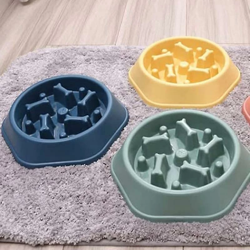 Unbranded Slow Feeder Dog Bowl Anti-irrigation Alimentation Saine Interactif - C 4 Unbranded Slow Feeder Dog Bowl Anti-irrigation Alimentation Saine Interactif - C – Image 4