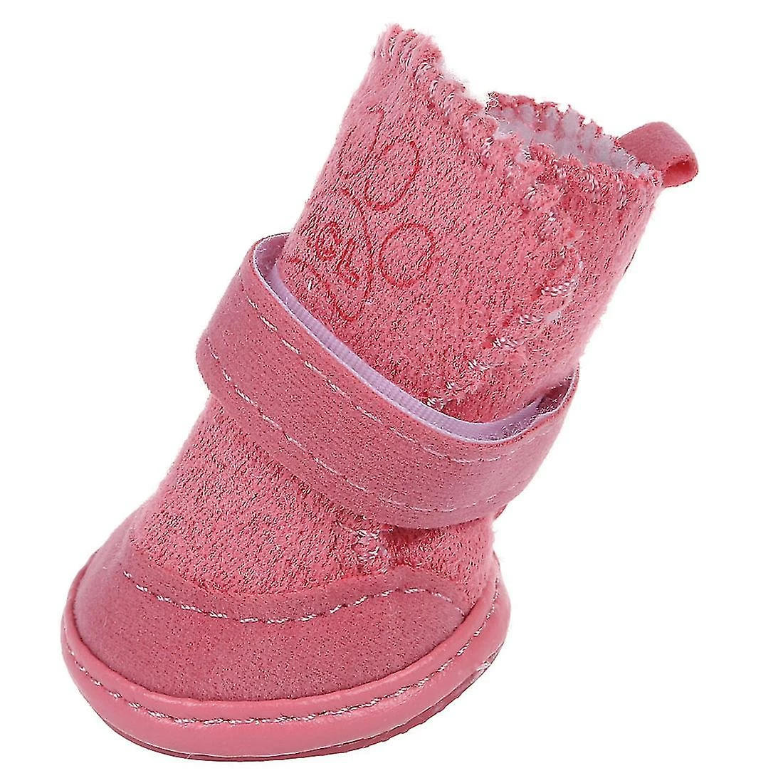 Unbranded Rose Antislipped Sole Booties Pet Dog Chihuahua Chaussures Bottes 2 Paire Xs 3 Unbranded Rose Antislipped Sole Booties Pet Dog Chihuahua Chaussures Bottes 2 Paire Xs – Image 3