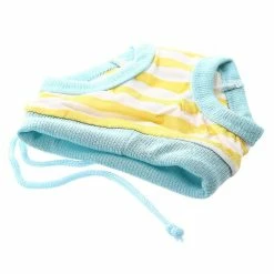Unbranded Petite Femelle Pet Puppy Dog Clothes Diaper Pant Bleu + Jaune + Blanc S -nourriture pour chien boutique 423496666 max