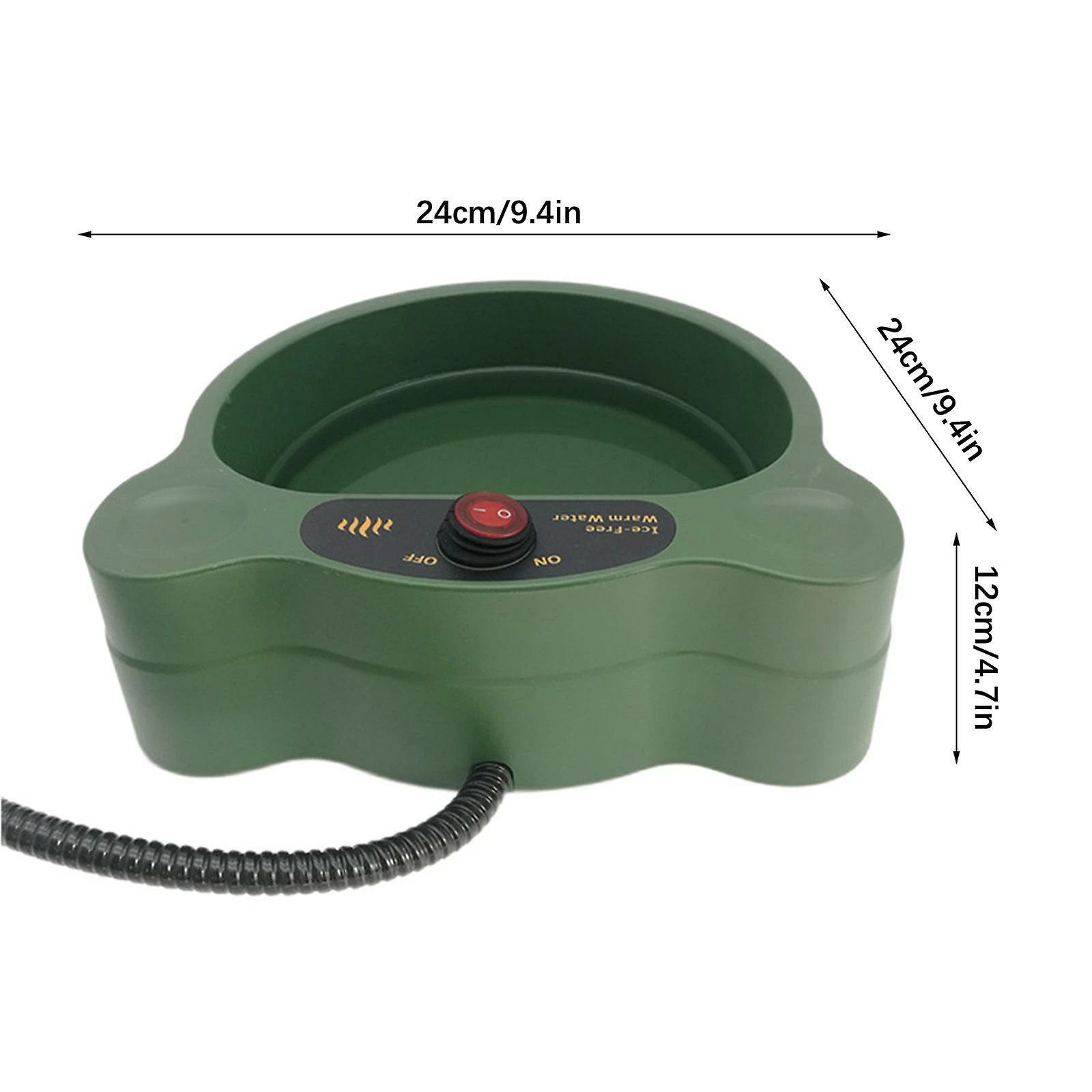 Favrison Chauffage De L’eau Dog Bowl Pet Heating Bowl Automatic Heat Preservation Water Bowl Température Non Réglable 2 Favrison Chauffage De L’eau Dog Bowl Pet Heating Bowl Automatic Heat Preservation Water Bowl Température Non Réglable – Image 2