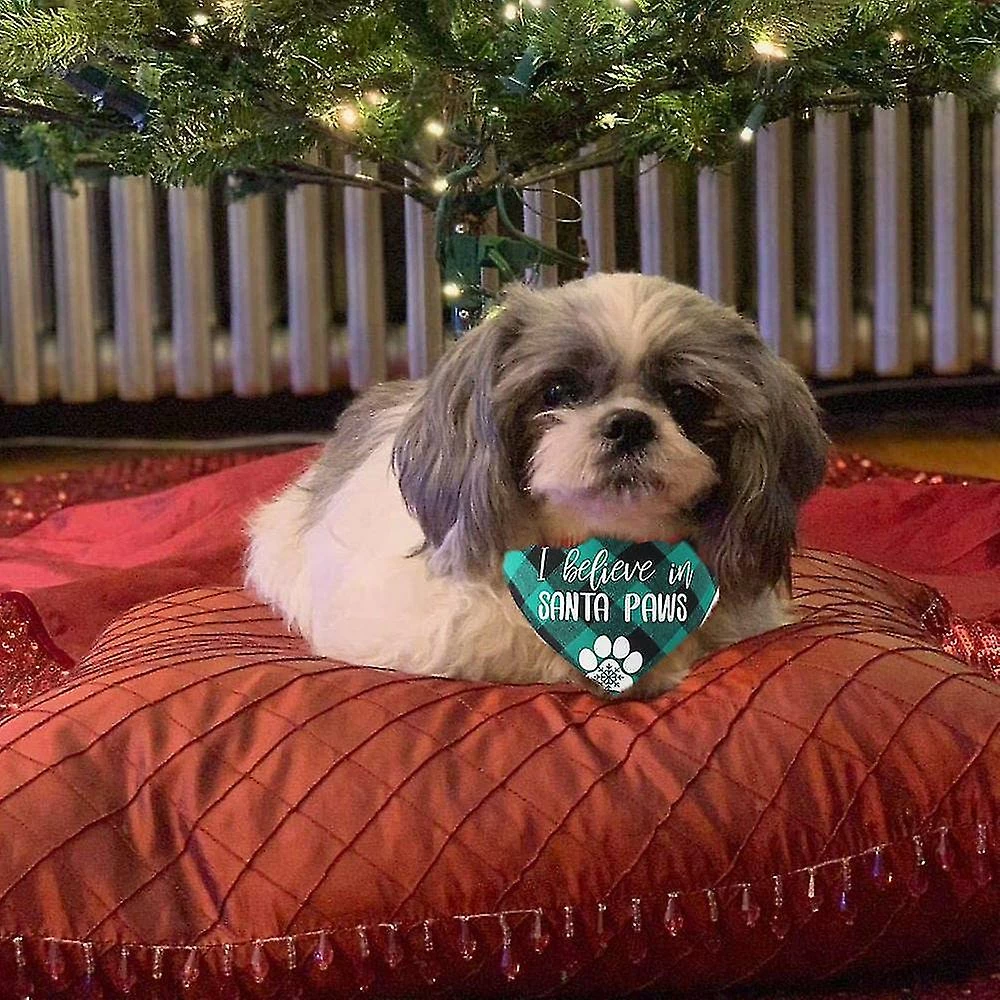 Unbranded 2 Pack Christmas Dog Plaid Bandana, Pet Dog Puppy Holiday Scarf, Adjustable Cute Dog Christmas Outfit 4 Unbranded 2 Pack Christmas Dog Plaid Bandana, Pet Dog Puppy Holiday Scarf, Adjustable Cute Dog Christmas Outfit – Image 4