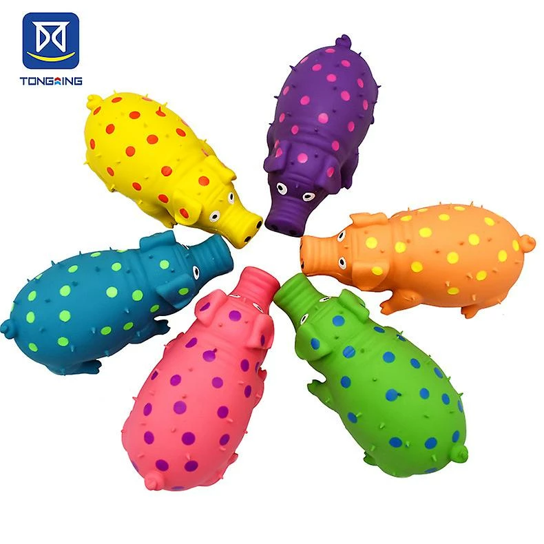 Unbranded Grunting Latex Rubber Dog Toy Dotted Pig, 10 « Latex Dog Chew Toys With Sound Sound Oinks Growling Pig Dog Toy 4 Unbranded Grunting Latex Rubber Dog Toy Dotted Pig, 10 « Latex Dog Chew Toys With Sound Sound Oinks Growling Pig Dog Toy – Image 4