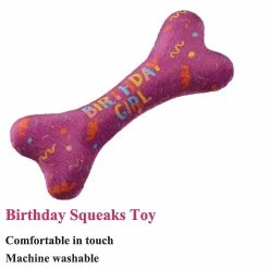 Unbranded Chien Anniversaire Bandana Chapeau Bone Toy Dog Party Set Joyeux Anniversaire (rose) -nourriture pour chien boutique 439728396 max