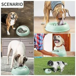 Unbranded Slow Feeder Dog Bowl Anti-irrigation Bowl Healthy Design Pet Bowl-a -nourriture pour chien boutique 439729028 max