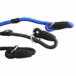 Unbranded Nylon Dog Slip Slip Walking Lead Avec Chaîne P 1cm Bleu -nourriture pour chien boutique 439741874 max