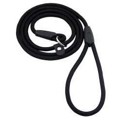 Unbranded Nylon Dog Slip Slip Walking Lead Avec Chaîne P 1cm Bleu -nourriture pour chien boutique 439741876 max