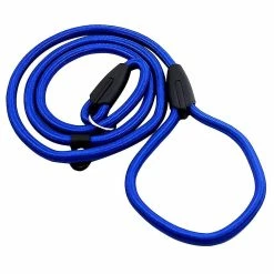 Unbranded Nylon Dog Slip Slip Walking Lead Avec Chaîne P 1cm Bleu -nourriture pour chien boutique 439741882 max