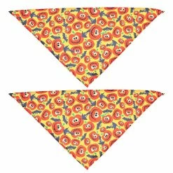 Tinksky 2pcs Halloween Dog Bandanas Pour Le Décor D’Halloween
