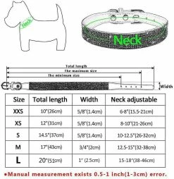 Baicccf Collier Pour Chien Collier En Strass Pour Chien, Mignon éblouissant Étincelant Doux Cuir Daim Chien Chat Collier Strass Cristal Diamant Pet Dog Puppy Collier -nourriture pour chien boutique 442290031 max