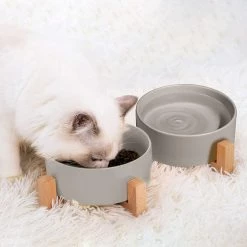 Baicccf Dog Bowl And Bowl Set En Céramique Dog And Cat Bowl Set Avec Support En Bois, Moderne Et Mignon Set D’eau De Nourriture Lestée Pour Petits Chiens (0,38 Kg) Et Chiens Moyens 7 Baicccf Dog Bowl And Bowl Set En Céramique Dog And Cat Bowl Set Avec Support En Bois, Moderne Et Mignon Set D’eau De Nourriture Lestée Pour Petits Chiens (0,38 Kg) Et Chiens Moyens -nourriture pour chien boutique 442290399 max
