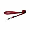 Rogz Utility Bright Reflective Durable Fixed Dog Lead, Rouge