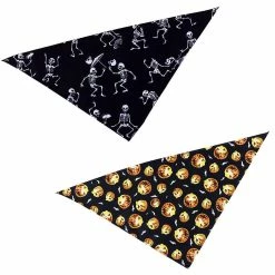 Tinksky 2pcs Dog Bib Pour Le Décor D’Halloween 5 Tinksky 2pcs Dog Bib Pour Le Décor D’Halloween -nourriture pour chien boutique 443138803 max