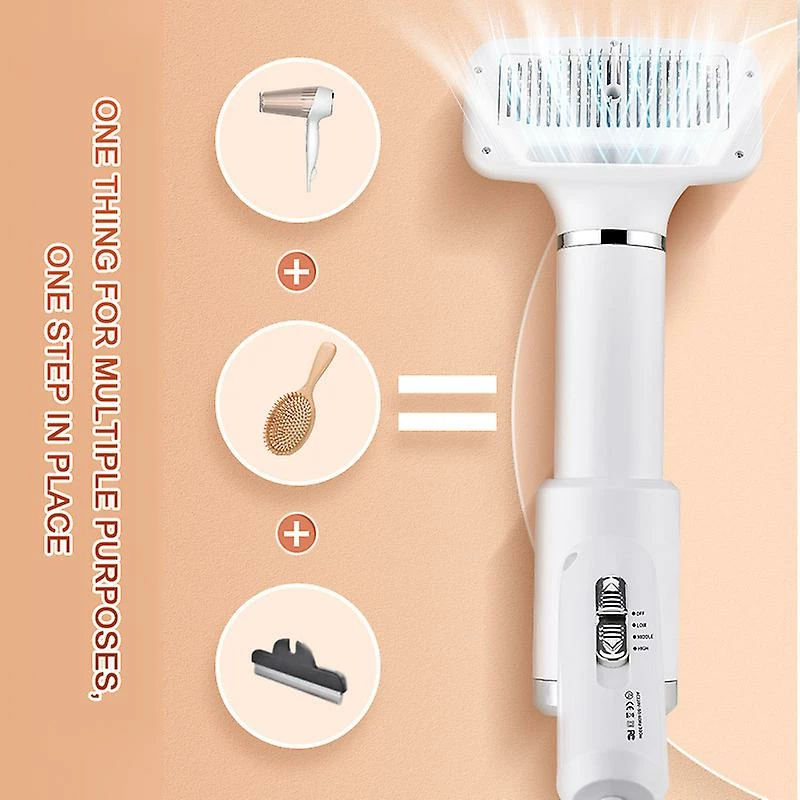 Unbranded 2-en-1 Dog Hair Dryer Vitesse Réglable Température Cat Dog Toilettage Sèche-cheveux Peigne Brosse Low Noise Pet Products 3 Unbranded 2-en-1 Dog Hair Dryer Vitesse Réglable Température Cat Dog Toilettage Sèche-cheveux Peigne Brosse Low Noise Pet Products – Image 3