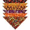 Unbranded Halloween Décorer Bandanas Accessoires Pour Chiens Pet Dog Bandanas Foulard Pour Chat Chiot Bavoirs Pour Animaux De Compagnie Pour Petits Chiens Accessoires