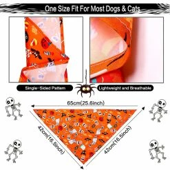 Unbranded Halloween Décorer Bandanas Accessoires Pour Chiens Pet Dog Bandanas Foulard Pour Chat Chiot Bavoirs Pour Animaux De Compagnie Pour Petits Chiens Accessoires -nourriture pour chien boutique 444552947 max