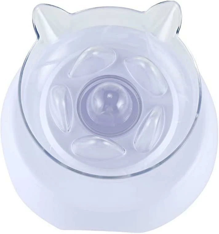 Baicccf Double Cat Dog Bowls Elevated Cat Food Water Bowls With Raised Stand 15 Tilted Raised Slow Feeder Bowl Distributeur D’eau Sans Stress Pour Les Chats Et Les Petits 2 Baicccf Double Cat Dog Bowls Elevated Cat Food Water Bowls With Raised Stand 15 Tilted Raised Slow Feeder Bowl Distributeur D’eau Sans Stress Pour Les Chats Et Les Petits – Image 2