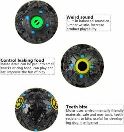 Baicccf Dog Treat Ball Avec Squeaker, Interactive Iq Treat Food Dispensing Puppy Ball Toy 8 Baicccf Dog Treat Ball Avec Squeaker, Interactive Iq Treat Food Dispensing Puppy Ball Toy -nourriture pour chien boutique 449768495 max