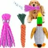 Baicccf Dog Squeaky Toys Octopus - Jouets Pour Chiens En Peluche Froissés Pour La Dentition Des Chiots, Jouets à Mâcher Interactifs Durables Pour Chiens De Petite à Moyenne Taille Et Réduire B