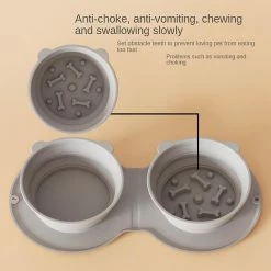 Unbranded Dog Bowl Folding Double Bowls Pour Animaux De Compagnie Voyage En Plein Air Mangeoires Portables Pliable Chat Chien Nourriture Alimentation Alimentation -nourriture pour chien boutique 451071860 max