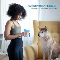 Unbranded Dog Paw Cleaner - Avec Pointes En Silicone Souple - Avec Serviette De Lavage De Pattes De Chien - Facile -nourriture pour chien boutique 456748808 max