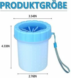 Unbranded Dog Paw Cleaner - Avec Pointes En Silicone Souple - Avec Serviette De Lavage De Pattes De Chien - Facile -nourriture pour chien boutique 456748861 max