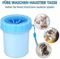 Unbranded Dog Paw Cleaner - Avec Pointes En Silicone Souple - Avec Serviette De Lavage De Pattes De Chien - Facile -nourriture pour chien boutique 456748892 max