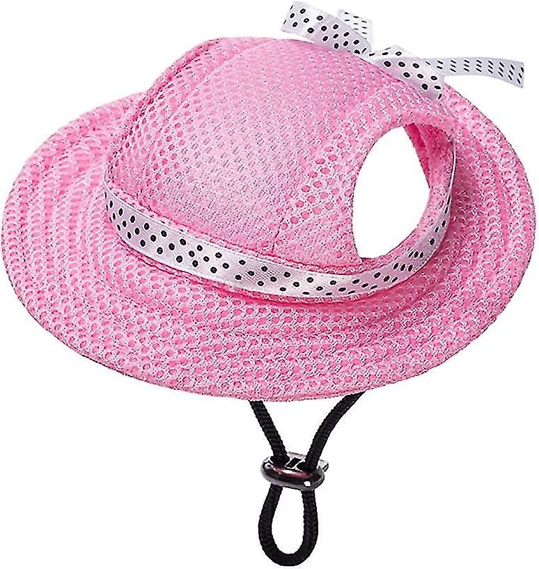 Cold Frost Round Brim Princess Hat Visière Dog Mesh Chapeau De Soleil Perforé Avec Trous D’oreille Pour Petit, Extra Petit Teddy, Shih Tzu, Yorkshire Terrier, Papillon Pink S (h 1 Cold Frost Round Brim Princess Hat Visière Dog Mesh Chapeau De Soleil Perforé Avec Trous D’oreille Pour Petit, Extra Petit Teddy, Shih Tzu, Yorkshire Terrier, Papillon Pink S (h
