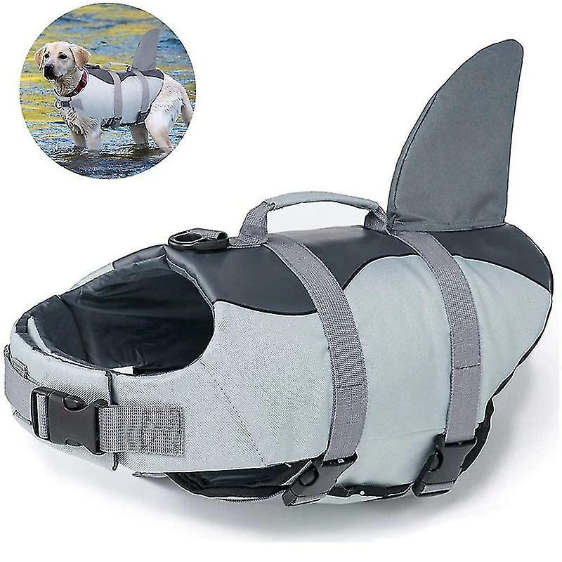 Unbranded Pet Dog Safety Swimsuit Dog Life Jacket Ripstop Dog Lifesaver Shark Vests Avec Poignée De Sauvetage Pour Piscine Beach Boatingab 1 Unbranded Pet Dog Safety Swimsuit Dog Life Jacket Ripstop Dog Lifesaver Shark Vests Avec Poignée De Sauvetage Pour Piscine Beach Boatingab