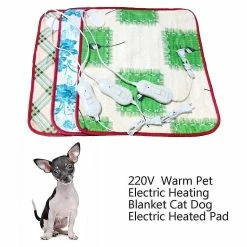 Heating Pad Pet Dog Cat Imperméable à L’eau Coussin Chauffant électrique Corps Hiver Plus Chaud Tapis Lit Couverture Animaux Lit Chauffant Accessoires -nourriture pour chien boutique 465800333 max