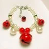 Unbranded Pet Dog Collier Collier Teddy Cat Petit Chien Perle Dessin Animé Cuivre Bell Collier