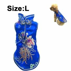Giveuphesit Pet Costume Tang Suit Dog Cheongsam Satin Vêtements De Style Chinois Pour Chiens Pet Jupe Chiot Chats Robe 6 Giveuphesit Pet Costume Tang Suit Dog Cheongsam Satin Vêtements De Style Chinois Pour Chiens Pet Jupe Chiot Chats Robe -nourriture pour chien boutique 475707052 max