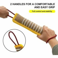 Yuzee Dog Toy Dummy Avec 2 Poignées, Jouet De Remorqueur De Morsure De Chien Durable, Rouleau D’apprentissage Flottant Factice, Jouet à Cordes Interactif Pour Chiens Grands / Moyens -nourriture pour chien boutique 476419601 max