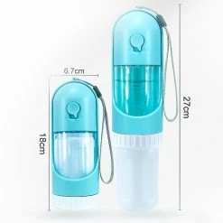Magene 2-en-1 Pet Bottle Dog Cat Food Water Portable Bottle Plastic Sliding Design Économisez De L’espace -nourriture pour chien boutique 478384650 max