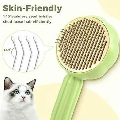 Wabjtam Ghyt Sunflower Cat Dog Brush Pour L’excrétion, Brosse Auto-nettoyante Slicker, Brosse De Toilettage Pour Chiens Courts à Poil Long Chats Animaux De Compagnie Avec Sous-poil -nourriture pour chien boutique 485157695 max