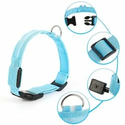 1mor Led Dog Collier Laisse Pour Chien Harnais Chien-Collier Leash Set Électronique Nylon Chien Laisse Corde Lumière Pet Harnais Chat Plomb Pet Produit -nourriture pour chien boutique 487739136 max