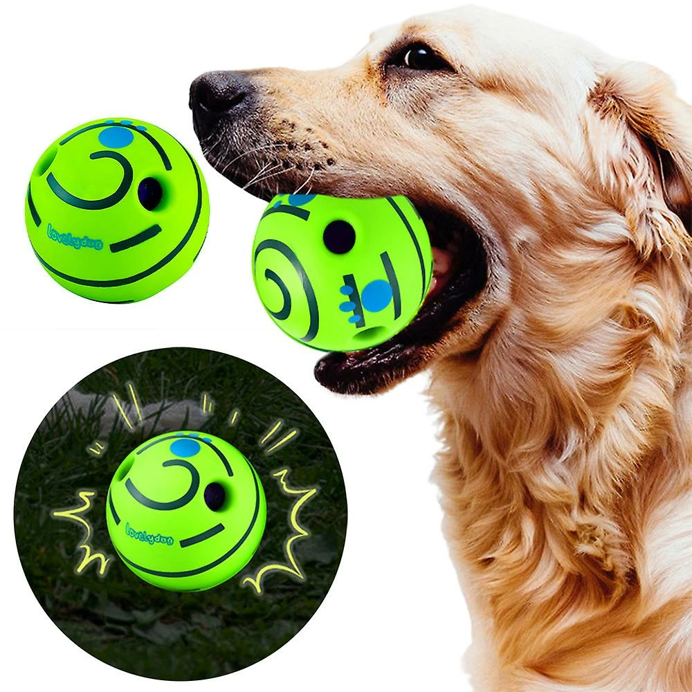 Sevenprin Pet Wobble Wag Giggle Ball Puppy Dog Outdoor Indoor Rolling Toy 5 Sevenprin Pet Wobble Wag Giggle Ball Puppy Dog Outdoor Indoor Rolling Toy – Image 5