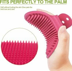 Yuzee Piece Dog And Cat Brush, Dog Hair Cleaning Brush, Dog And Cat Bath Brush, Dog And Cat Brush, Massage Brush For Short And Long Hair (color) -nourriture pour chien boutique 490174023 max