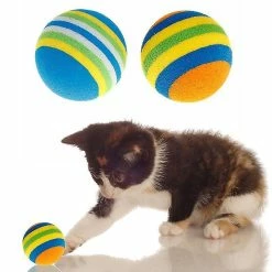Vention Rainbow Ball Pet Toys Eva Interactive Cat Dog Puppy Kitten Play Pets Produits -nourriture pour chien boutique 494565480 max