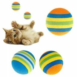 Vention Rainbow Ball Pet Toys Eva Interactive Cat Dog Puppy Kitten Play Pets Produits -nourriture pour chien boutique 494565633 max