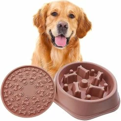 Vention Dog Bowl Slow Feeder Dog Bowls Petit Chien Slow Feeding Dogs Bowl Slow Eating Dog Slow