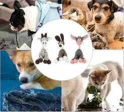 Unbranded Pet Chew Animal Donkey Dog Corduroy Peluche Jouet De Dentition Pour Petits Chiens Fournitures De Dressage Pour Animaux De Haute Qualité - Style 4 -nourriture pour chien boutique 494775470 max