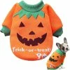Unbranded Dog Costume Halloween Pumpkin Dog Costume Large Dog Costume For Halloween Pet Cat Dog Clothes