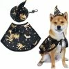 Unbranded Pet Halloween Outfits Dog Halloween Costumes Halloween Pet Clothes With Adjustable Witch Hat Capes Costume For Small Medium Dogs Cats Halloween Christ