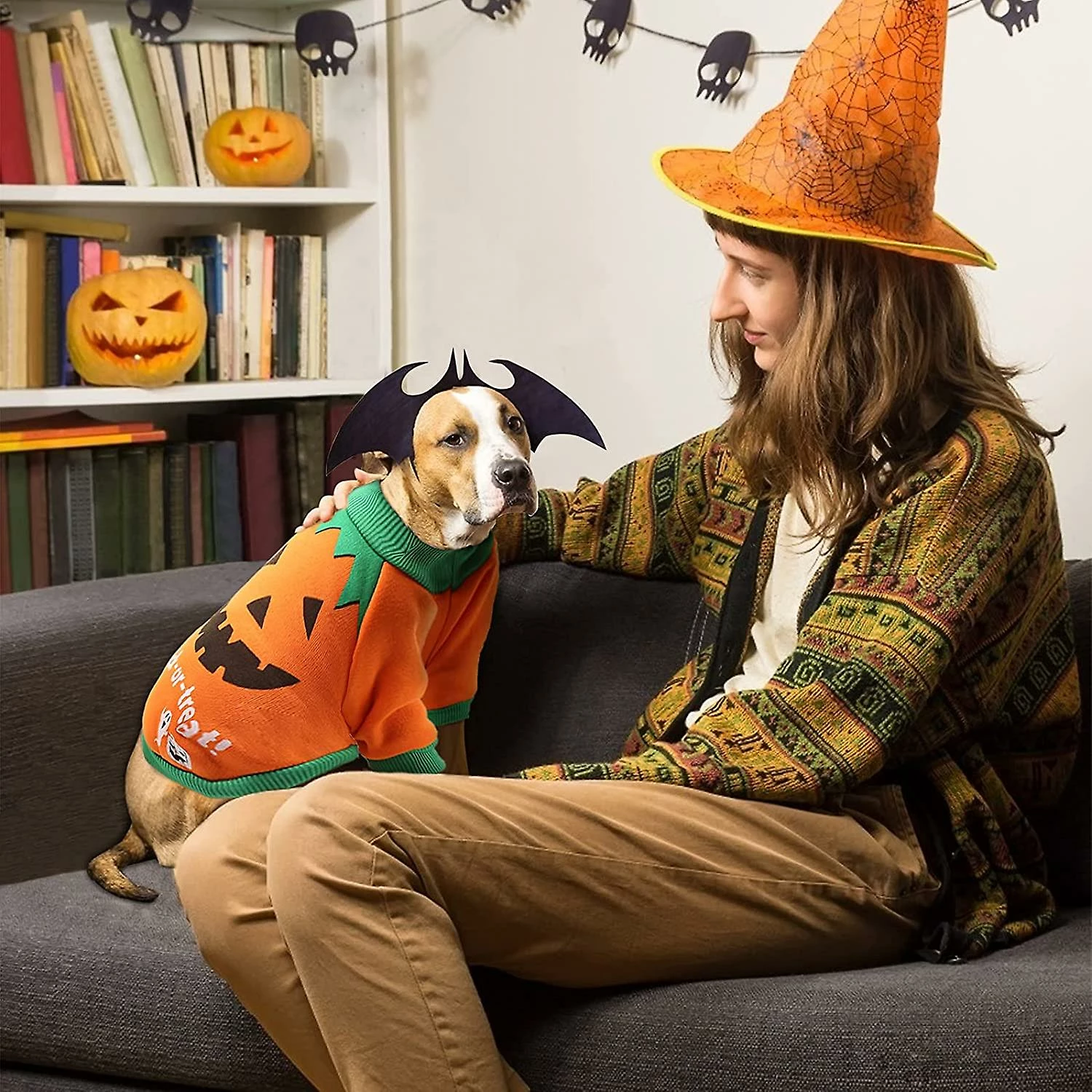 Unbranded Dog Costume Halloween Pumpkin Dog Costume Large Dog Costume For Halloween Pet Cat Dog Clothes 3 Unbranded Dog Costume Halloween Pumpkin Dog Costume Large Dog Costume For Halloween Pet Cat Dog Clothes – Image 3