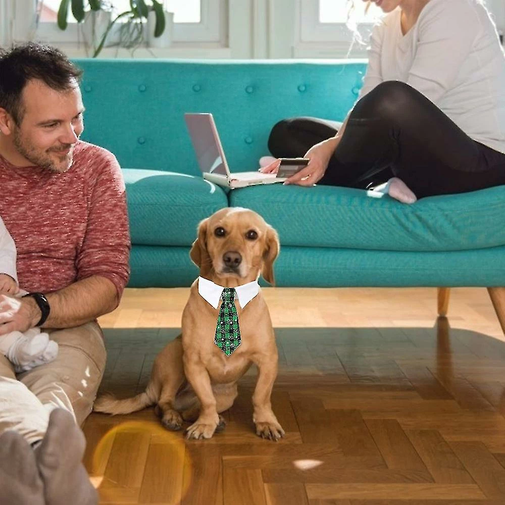 Redmiter Pet Tie Dog Tie Réglable Costume Dog Collar Ties Party Accessoires Costume De Noël 3 Redmiter Pet Tie Dog Tie Réglable Costume Dog Collar Ties Party Accessoires Costume De Noël – Image 3