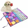 Shiyi Yi Shi Dog Sniffing Carpet, 90x90cm Grands Tapis Pour Animaux De Compagnie Pour Chiens Soft Pet Nose Work