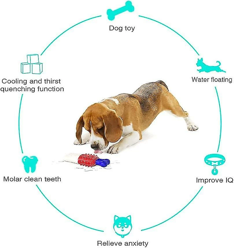 Redmiter Chien Mâcher Jouet Brosse à Dents Résistant Au Chien Morsure Dents Nettoyage Stick Outdoor Dog Toy Rubber Dog Mording Toy Dog Teether 17.3 * 7.2 * 3.6cm (bleu Et Rouge) Mieux 4 Redmiter Chien Mâcher Jouet Brosse à Dents Résistant Au Chien Morsure Dents Nettoyage Stick Outdoor Dog Toy Rubber Dog Mording Toy Dog Teether 17.3 * 7.2 * 3.6cm (bleu Et Rouge) Mieux – Image 4